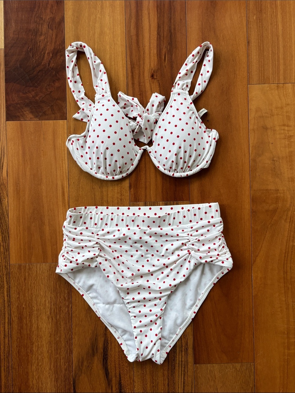 Cremieux polka dot bikini